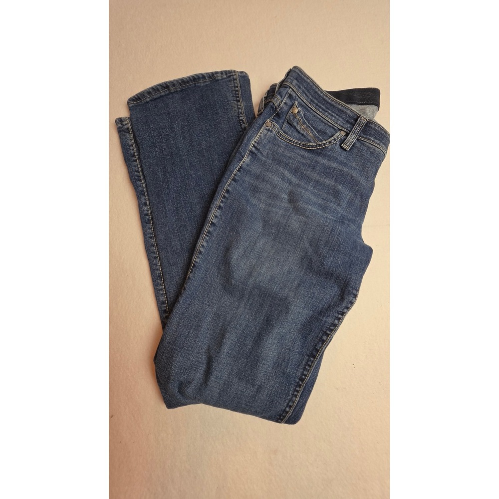 Wrangler Shiloh Ultimate Riding Jeans Medium Wash Embroidered Pockets 7/8x34